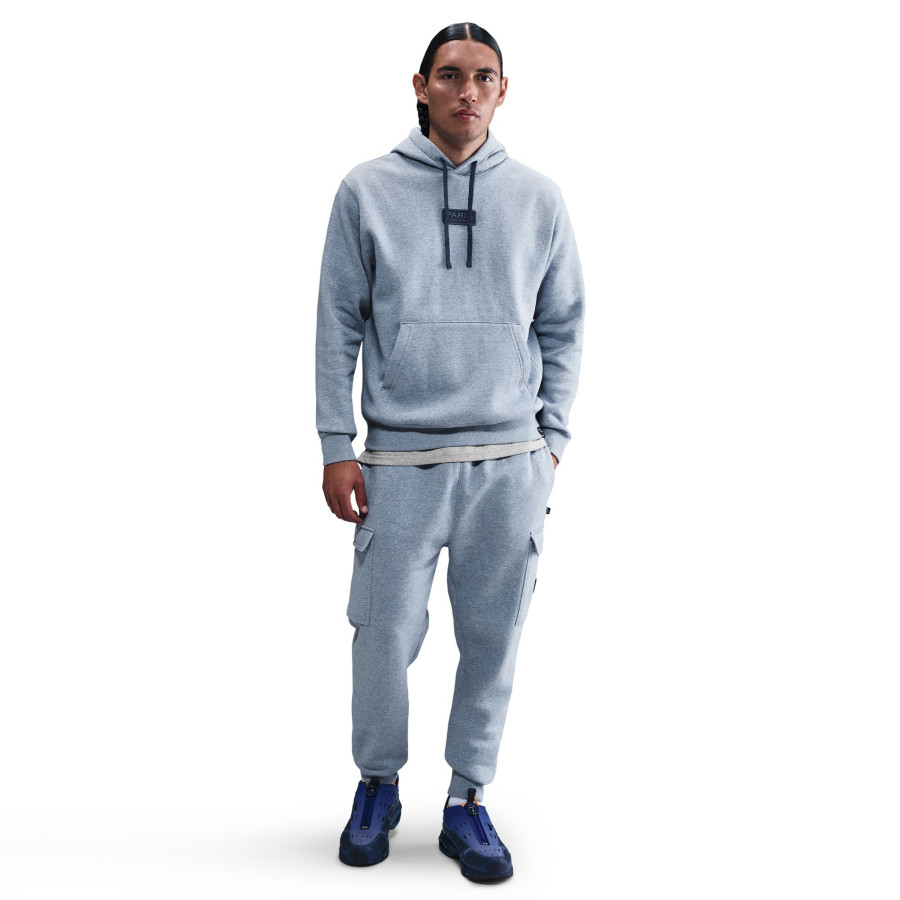 Sweat à capuche PSG gris