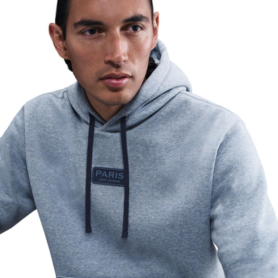 Sweat à capuche PSG gris