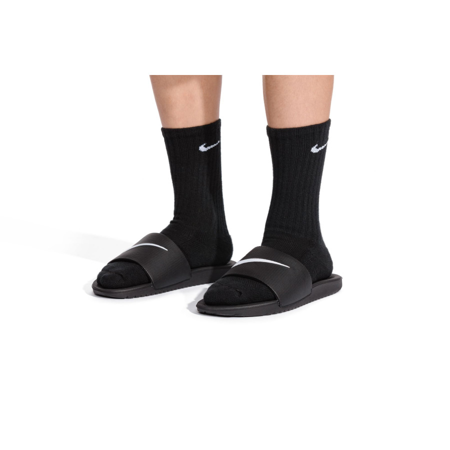 Sandales junior Nike Kawa noir blanc