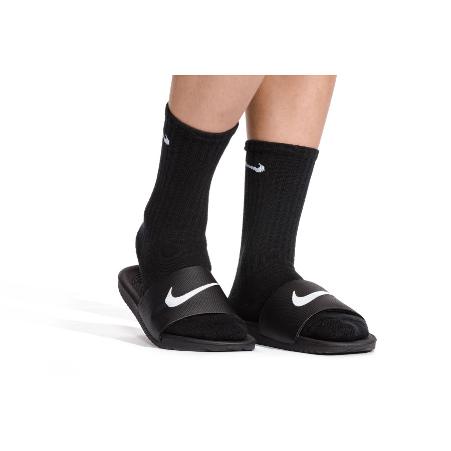 Sandales junior Nike Kawa noir blanc