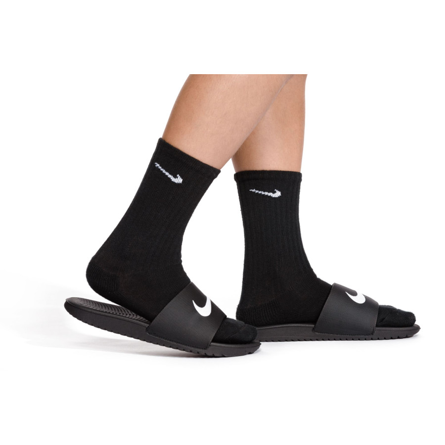 Sandales junior Nike Kawa noir blanc