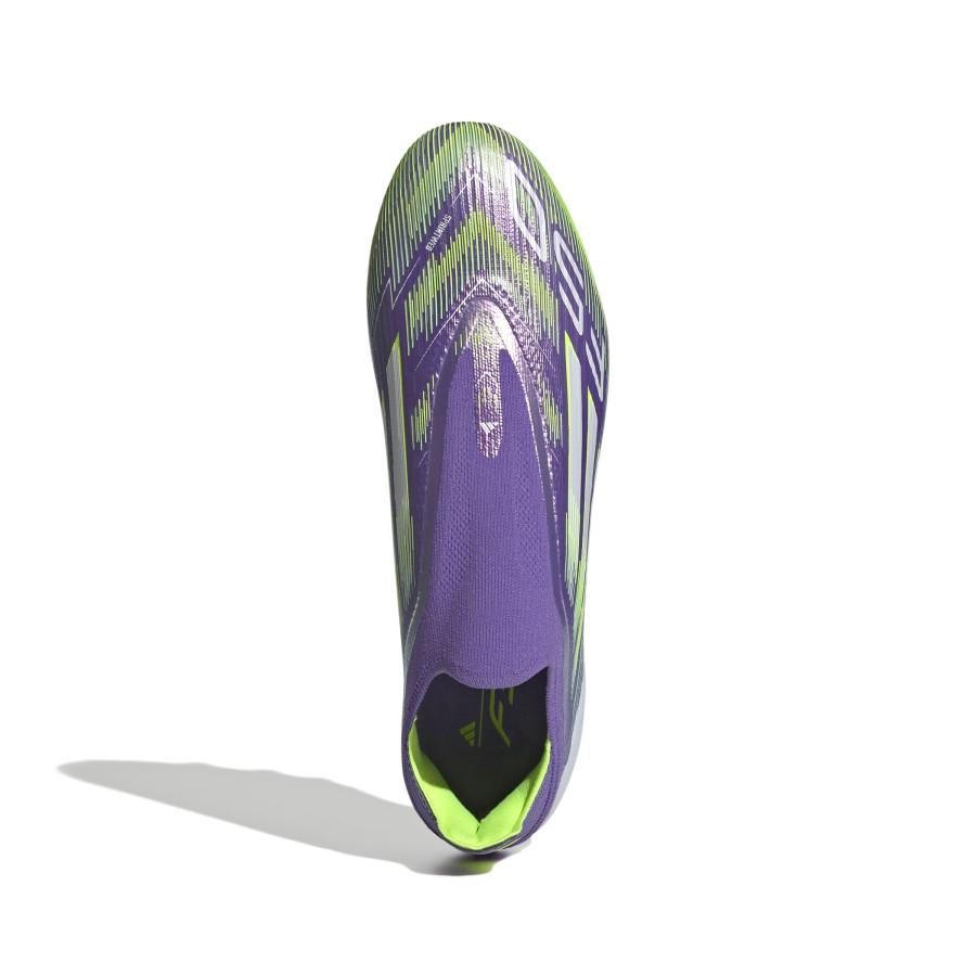 adidas F50 Elite Laceless AG violet jaune