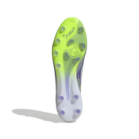 adidas F50 Elite Laceless AG violet jaune