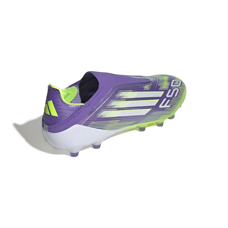adidas F50 Elite Laceless AG violet jaune