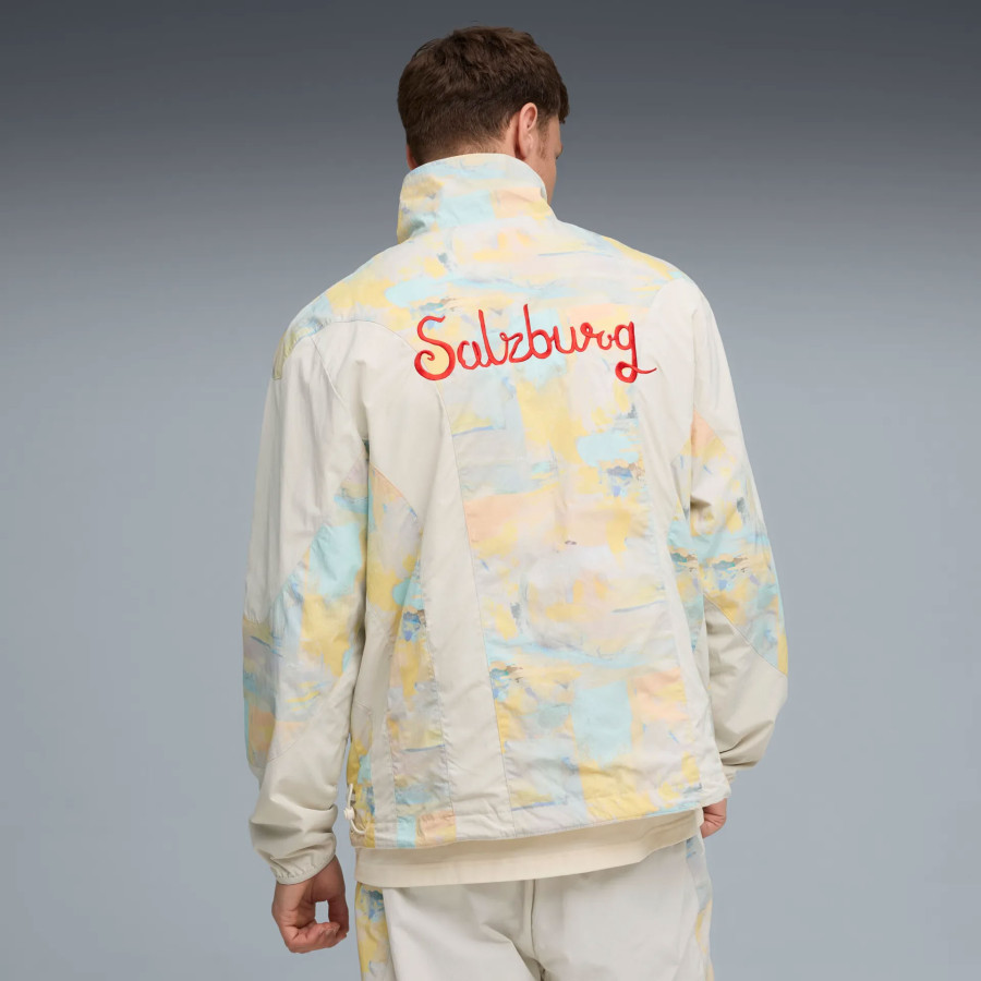 Veste survêtement Salzburg x Kidsuper blanc