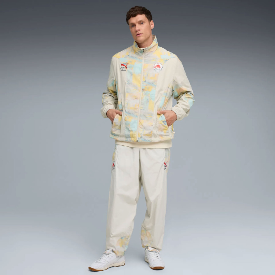 Veste survêtement Salzburg x Kidsuper blanc