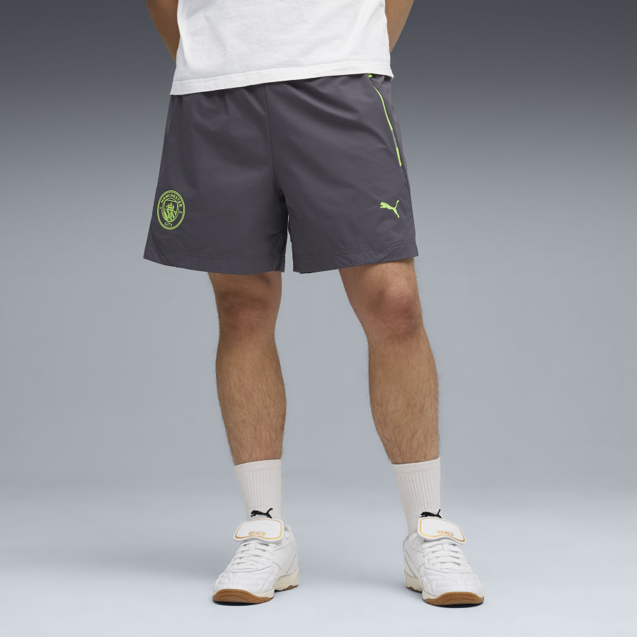 Short Manchester City PUMATECH woven gris jaune