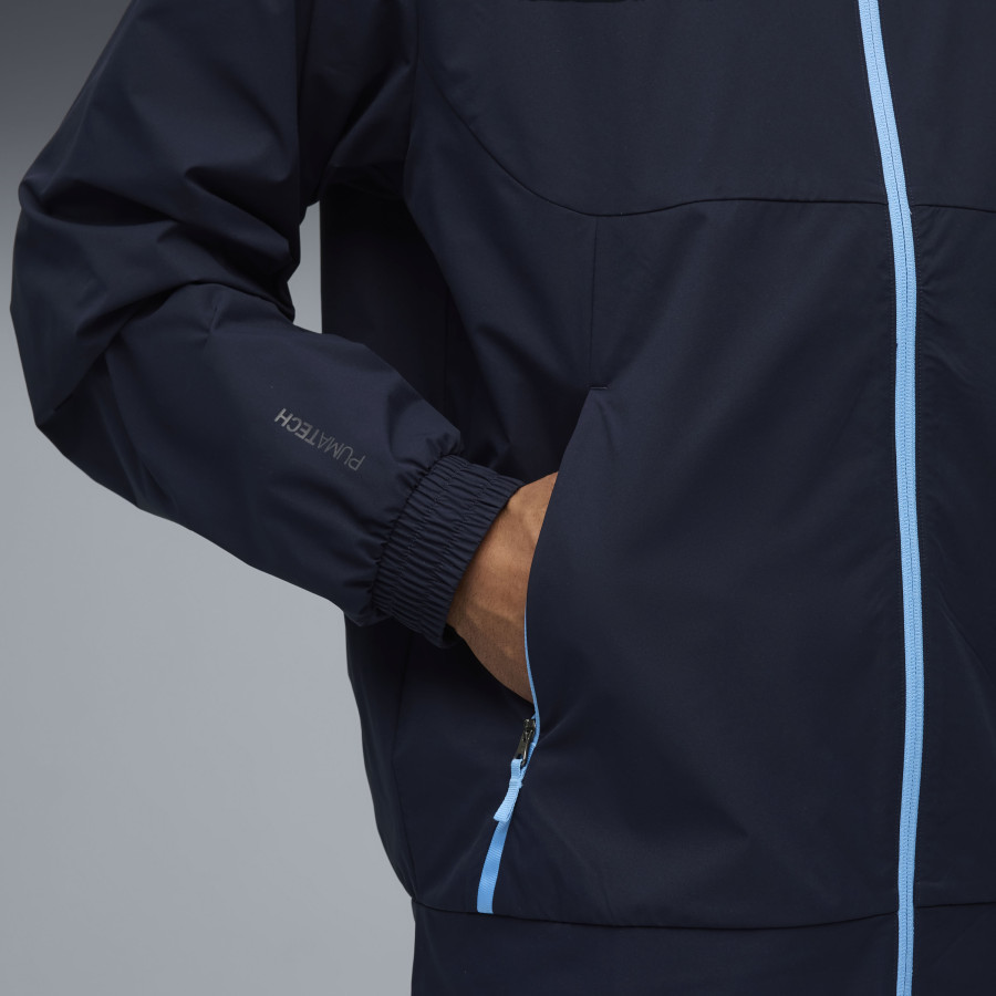 Veste survêtement à capuche Manchester City PUMATECH Woven bleu