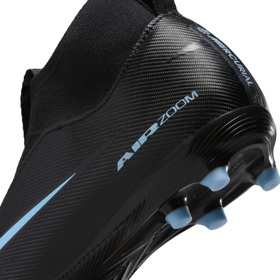 Nike Air Zoom Mercurial Superfly 10 Academy junior FG/MG noir bleu