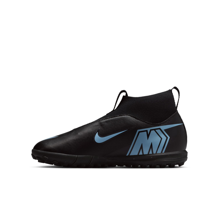 Nike Air Zoom Mercurial Superfly 10 Academy junior Turf noir bleu