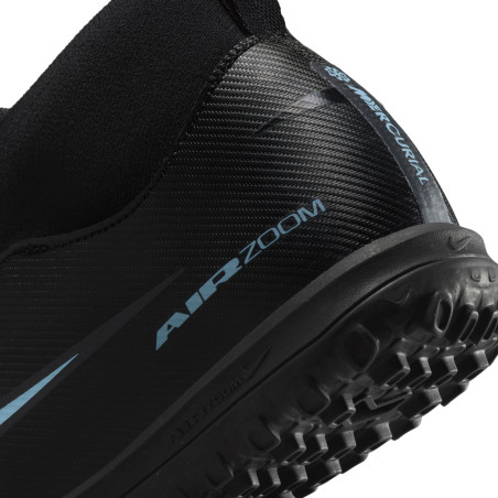 Nike Air Zoom Mercurial Superfly 10 Academy junior Turf noir bleu