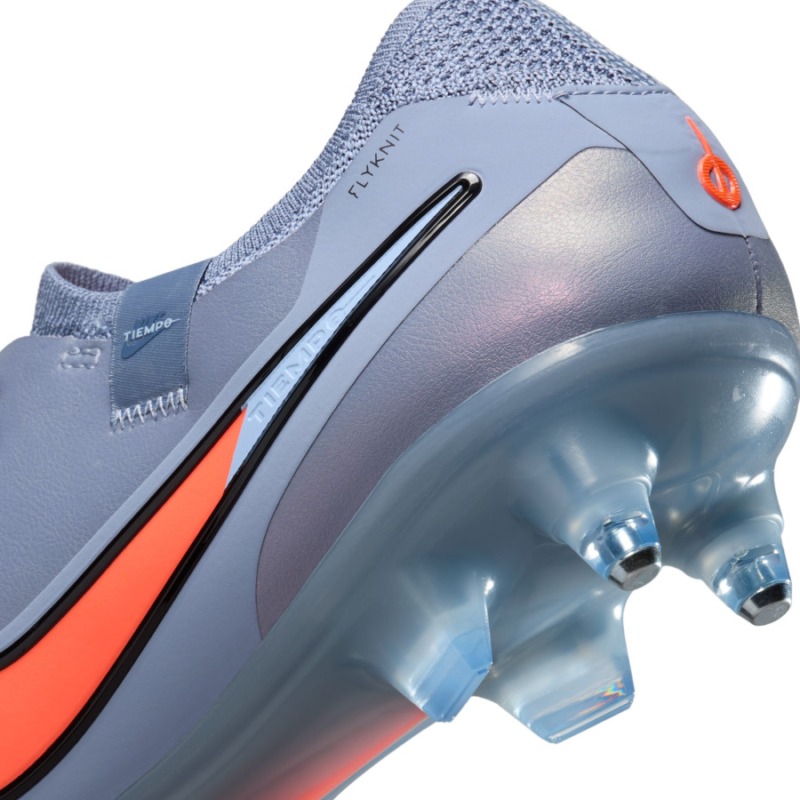 Nike Tiempo Legend 10 Elite SG-Pro Anti-Clog gris rouge