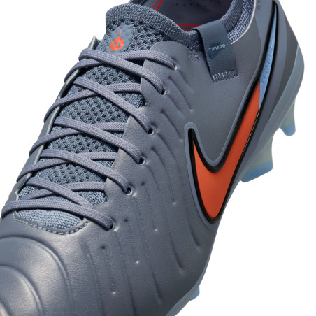 Nike Tiempo Legend 10 Elite FG gris rouge