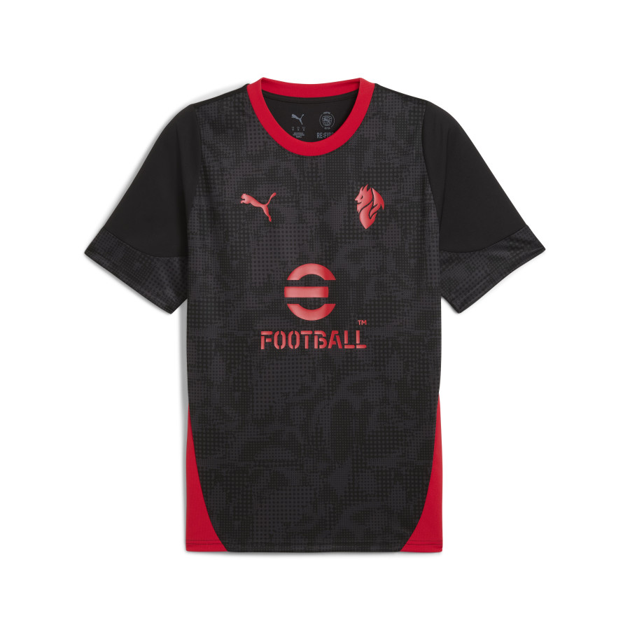 Maillot entraînement Milan AC noir rouge