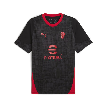 Maillot entraînement Milan AC noir rouge