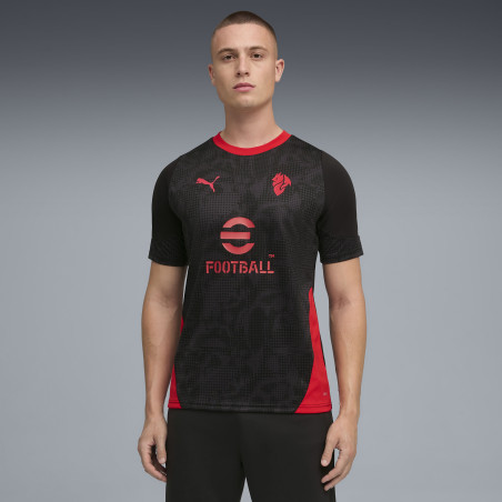 Maillot entraînement Milan AC noir rouge