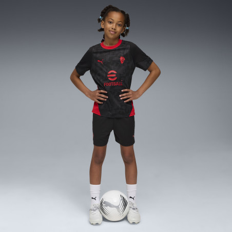 Maillot entraînement junior Milan AC noir rouge