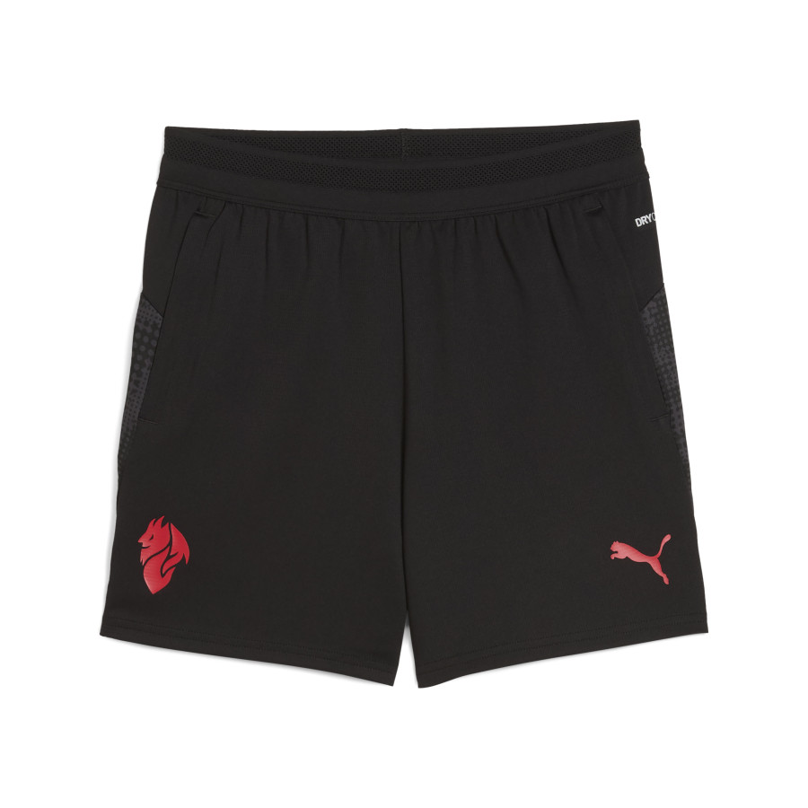 Short entraînement junior Milan AC noir rouge