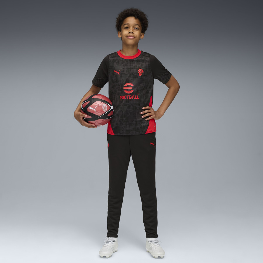 Pantalon survêtement junior Milan AC noir rouge