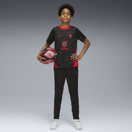 Pantalon survêtement junior Milan AC noir rouge