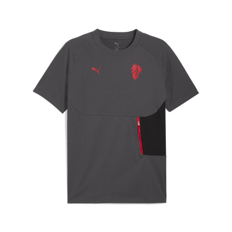 T-shirt Milan AC PUMATECH gris rouge
