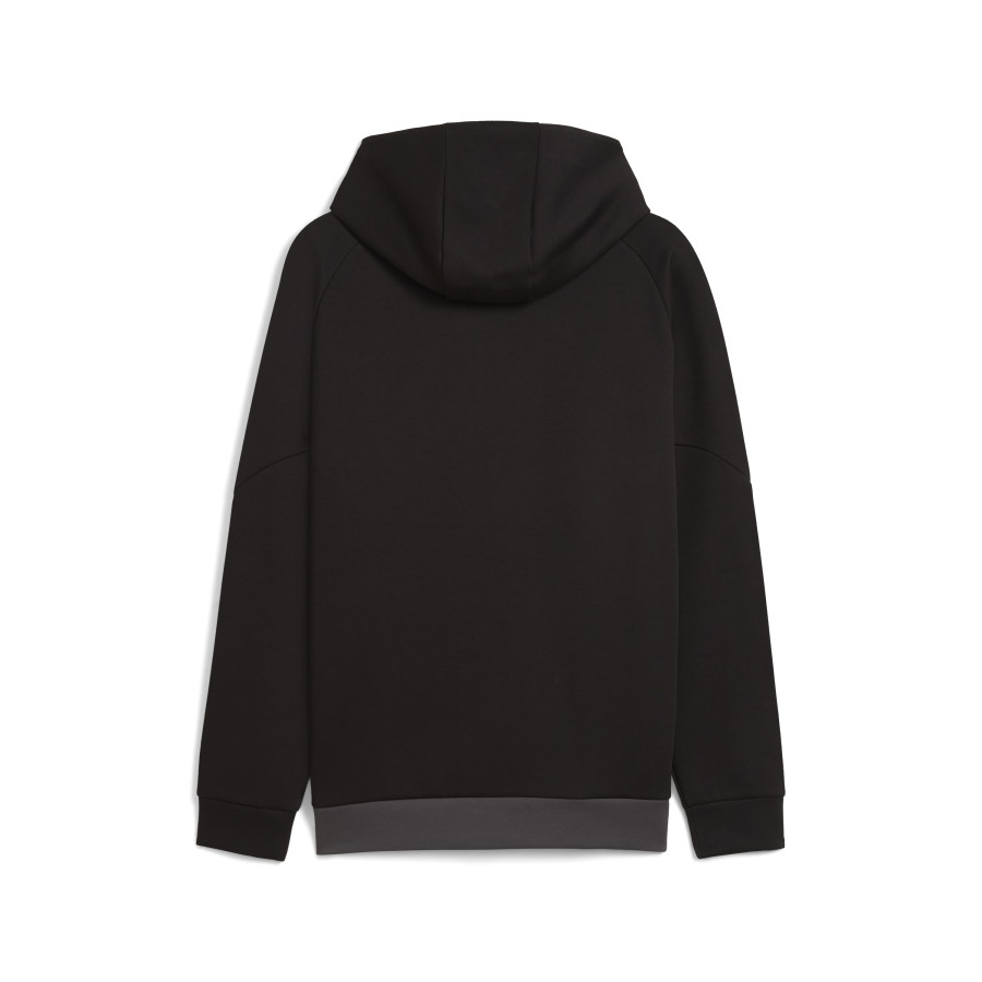 Veste survêtement à capuche Milan AC PUMATECH noir rouge