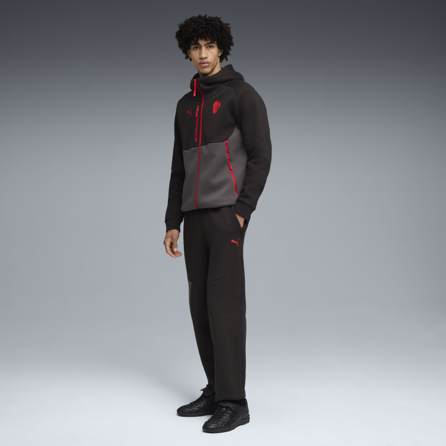 Pantalon survêtement Milan AC PUMATECH noir rouge