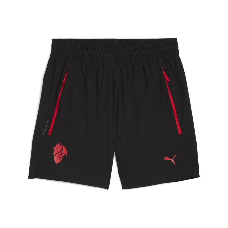 Short Milan AC PUMATECH noir rouge