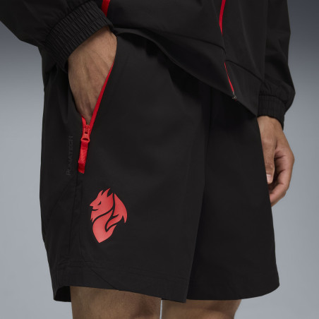 Short Milan AC PUMATECH noir rouge