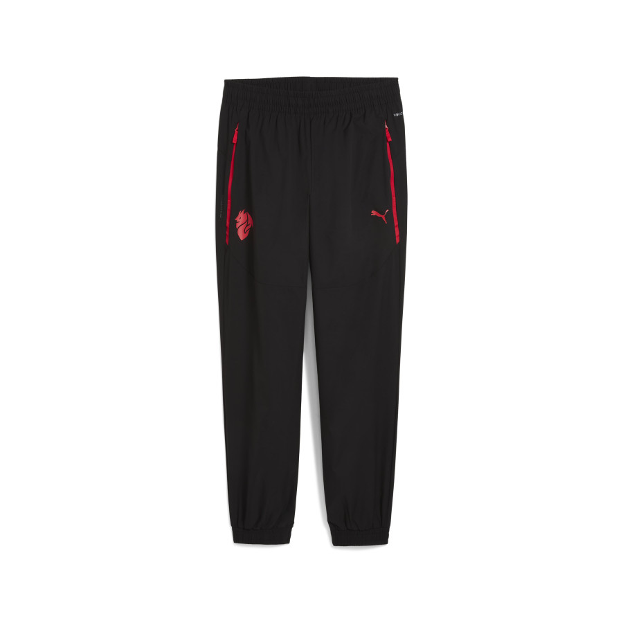 Pantalon survêtement Milan AC PUMATECH Woven noir rouge