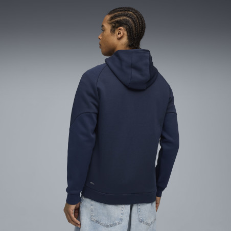 Veste survêtement à capuche Manchester City PUMATECH bleu