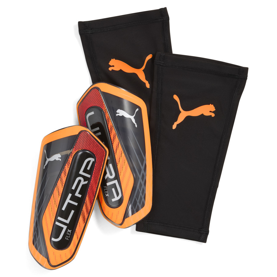 Protège tibias Puma Ultra Flex Sleeve noir orange