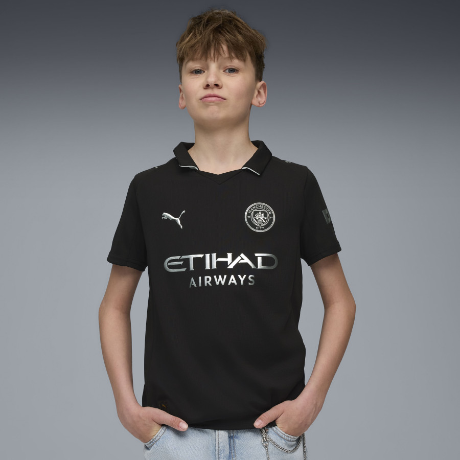 Maillot junior Manchester City extérieur 2025/26