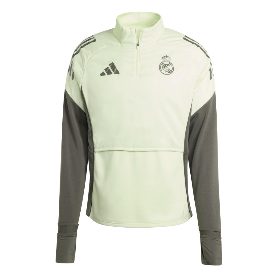 Sweat zippé Real Madrid hiver vert