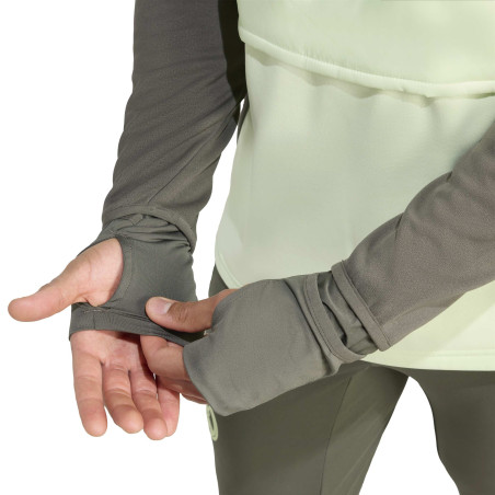 Sweat zippé Real Madrid hiver vert