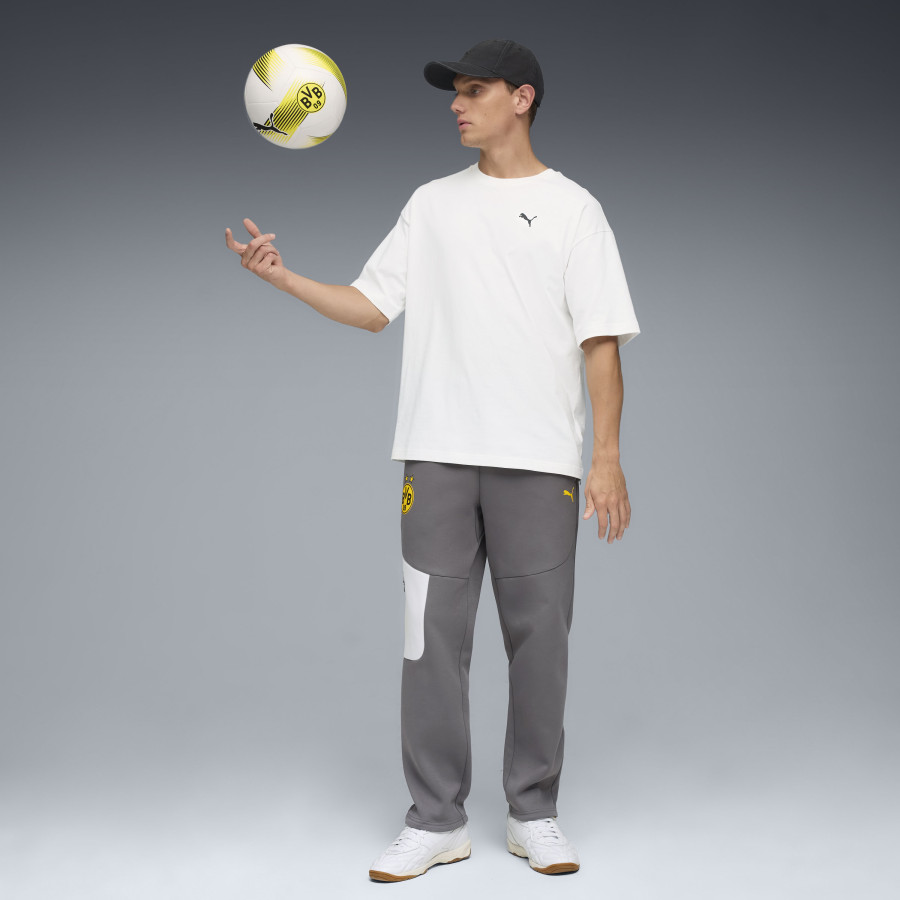 Pantalon survêtement Dortmund PUMATECH gris jaune