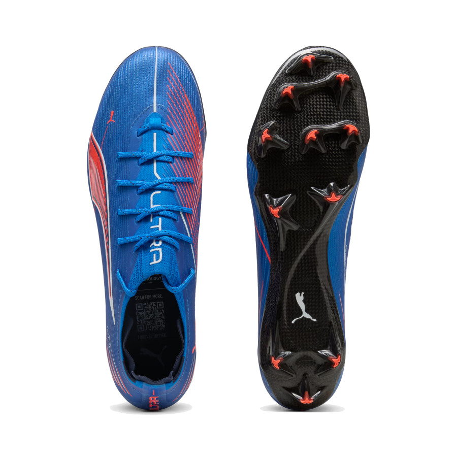 Puma Ultra 6 Carbon FG bleu rouge
