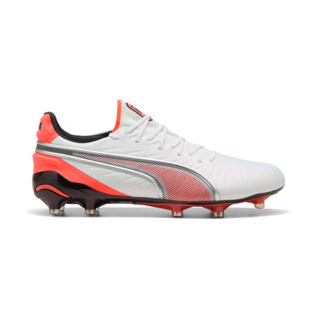 Puma King Ultimate FG/AG blanc orange