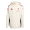 Veste imperméable Liverpool blanc rouge