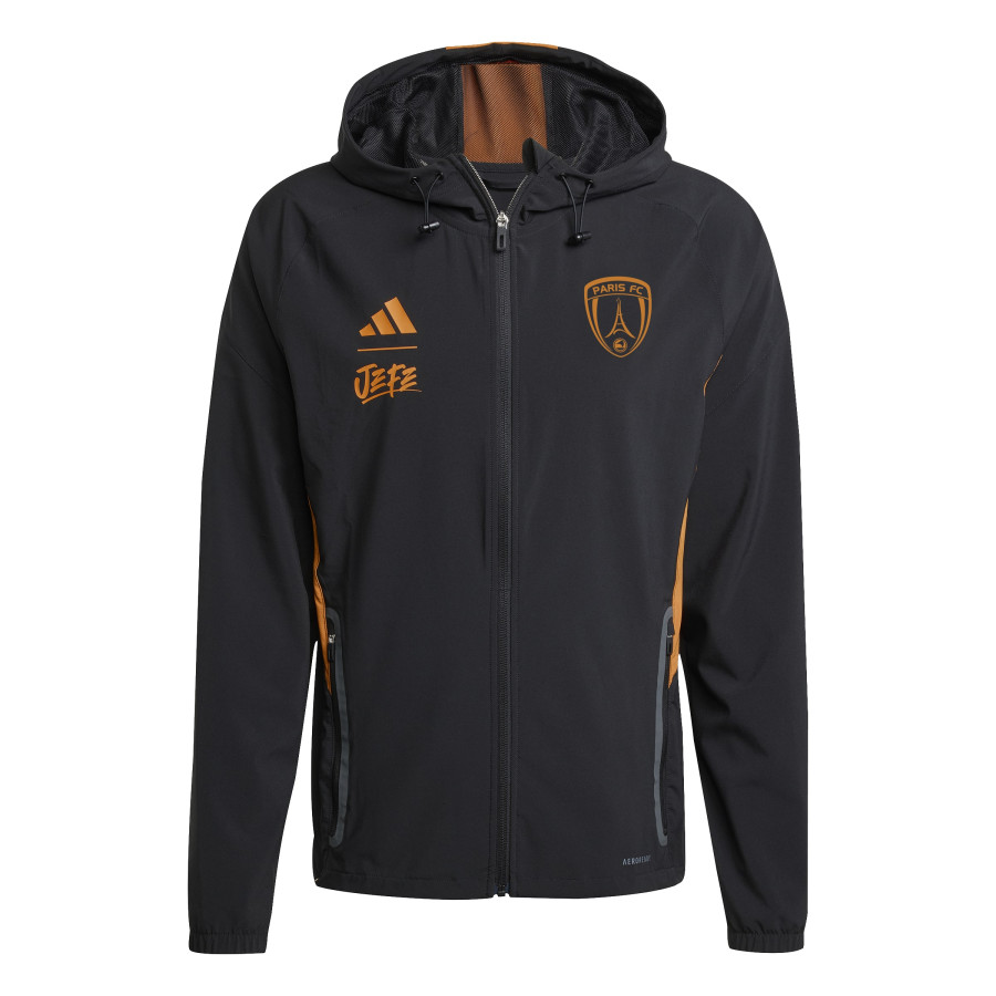 Veste survêtement Paris FC noir orange