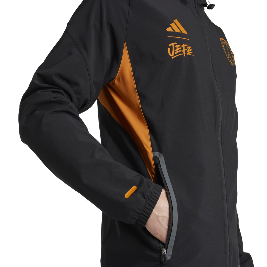 Veste survêtement Paris FC noir orange