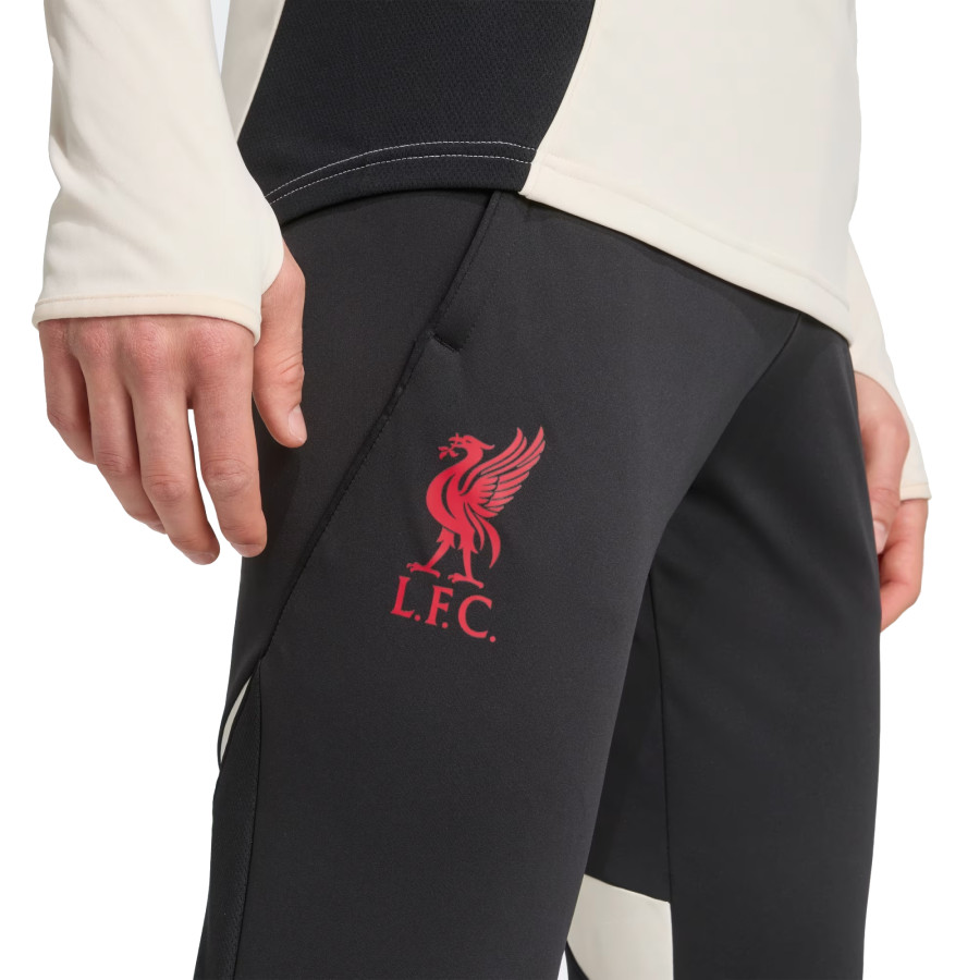 Pantalon survêtement Liverpool noir rouge