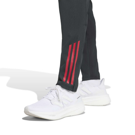 Pantalon survêtement Liverpool Woven noir rouge