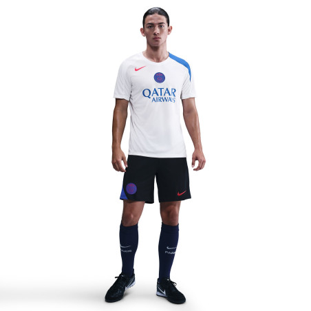 Maillot entraînement PSG Strike blanc bleu