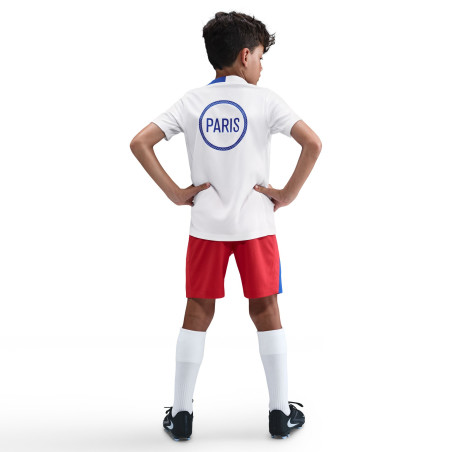 Maillot entraînement junior PSG Strike blanc bleu