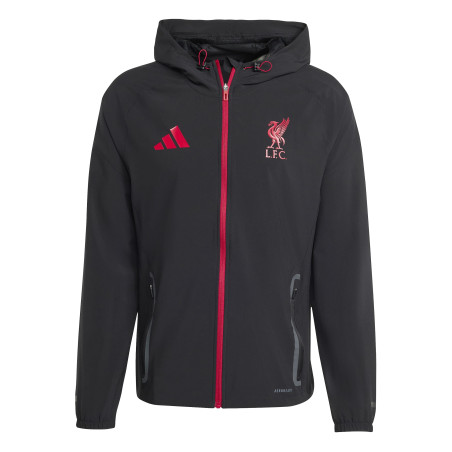 Veste survêtement Liverpool Vis Tech noir rouge