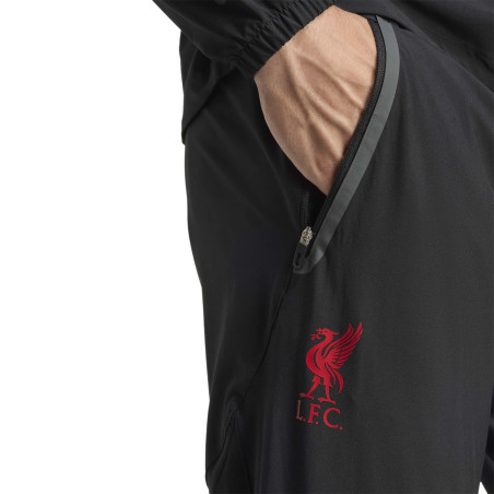 Pantalon survêtement Liverpool Vis Tech noir rouge