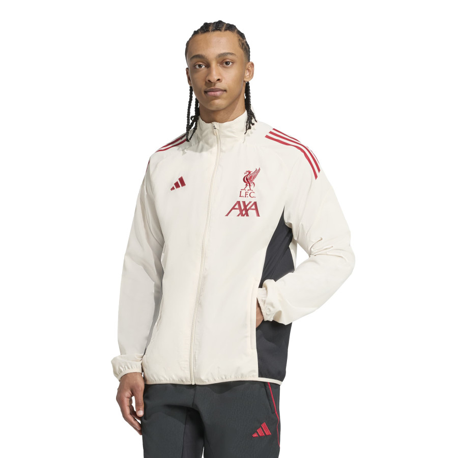 Veste survêtement Liverpool Woven blanc rouge