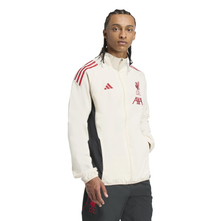 Veste survêtement Liverpool Woven blanc rouge