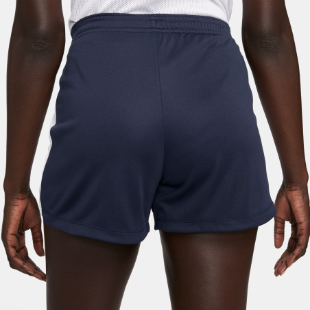 Short entraînement Femme Nike Dri-FIT Academy bleu blanc